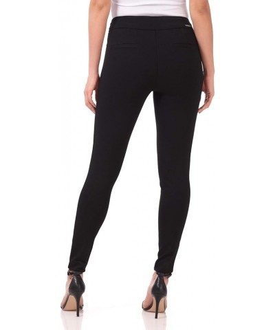 Women's Secret Figure Pull-On Stretchy Knit Skinny Pant in Regular/Tall/Petite Sizes Black Texture $26.95 Activewear