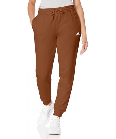 Women's Essentials Linear French Terry Cuffed Pants Preloved Brown/White $21.49 Pants