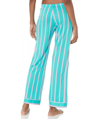 Women's Bella Printed Short Sleeve Top & Pant Pajama Set Andaman Strip $27.16 Sleep & Lounge