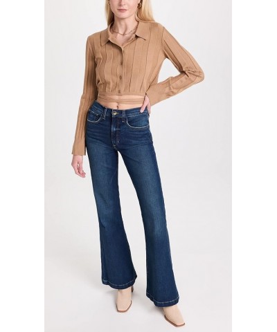 Women's The Molly High Rise Flare Jeans Overflow $66.01 Jeans