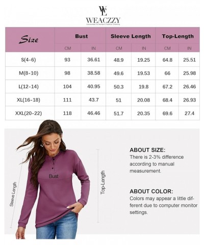 Fall Women's Sweatshirts 2023 Casual Long Sleeve Henley Button up Fitted Crew Neck Womens Tunic Tops Silver Gray $13.33 Tops