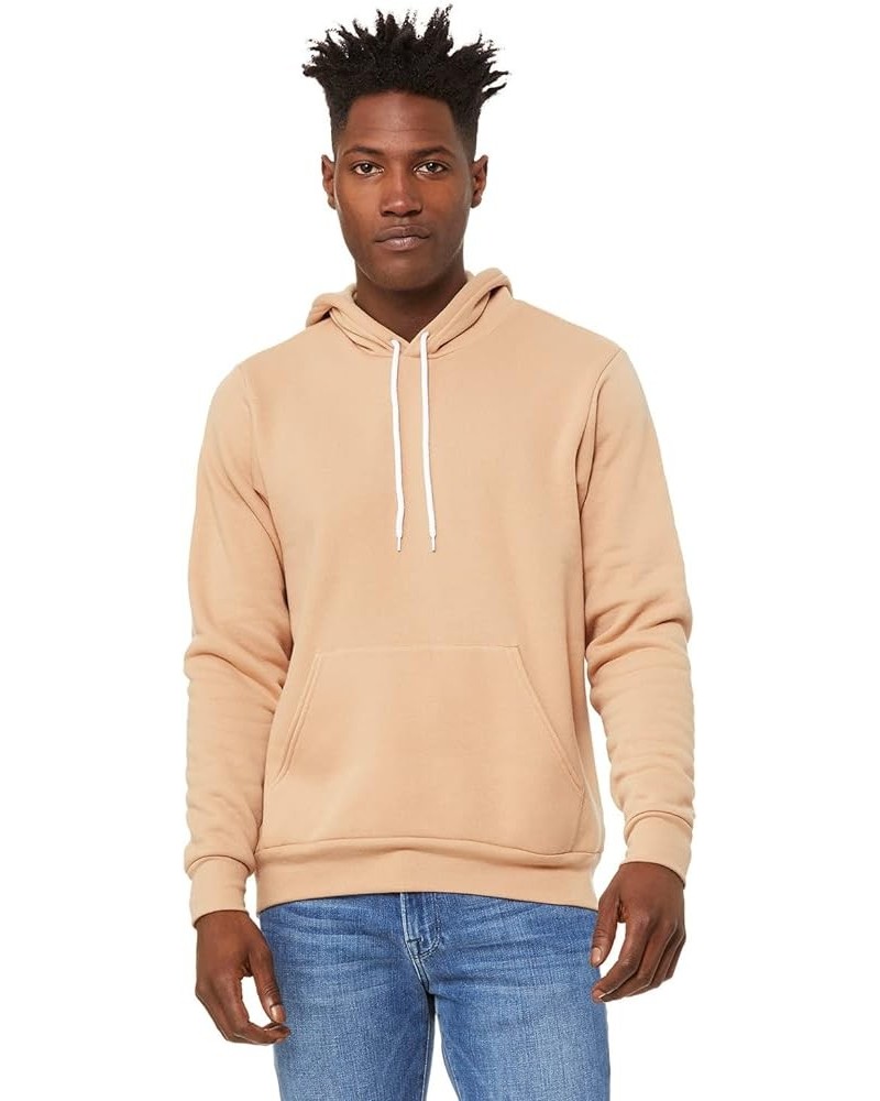 + Canvas Unisex Poly-Cotton Fleece Pullover Hoodie (3719) DEEP HEATHER Heathr Sand Dune $17.26 Hoodies & Sweatshirts