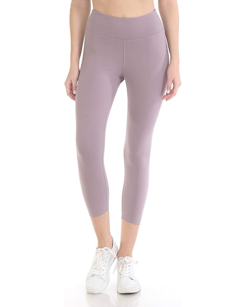 High Waisted ActiveFlex Leggings for Women - Capri & Full Length Women's Leggings Yoga Capri Violet Verbena $7.55 Activewear