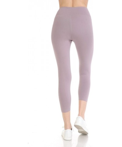 High Waisted ActiveFlex Leggings for Women - Capri & Full Length Women's Leggings Yoga Capri Violet Verbena $7.55 Activewear