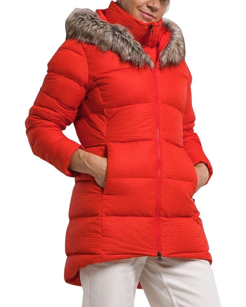 Women's Dreamer Parkina Winter Jacket Coat Fiery Red $134.00 Jackets