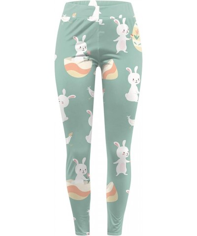 Women's Happy Easter Day Leggings 2023 Spring Cute Rabbits Plus Size Leggings Tights Funny Bunny Workout Yoga Pants Ag-d $7.3...