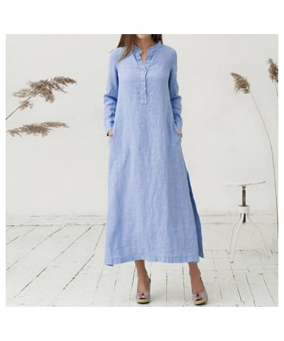 Linen Dresses for Women Casual Summer 2024 Spring Trendy Casual Beach Vacation Hawaiian Flowy Tropical Sundresses Resort Wear...