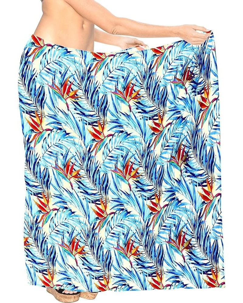 Women's Sarong Bikini Skirt Cover up Swimwear Bathing suit Summer Wraps Swimsuit Beach Wrap Coverups for Women Blue_y750 $11....