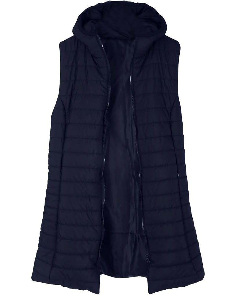 Vests for Women 2024 Trendy Winter Coats/Summer Tank Tops Sleeveless Lightweight Trendy Clothing 6a-navy $8.89 Jackets