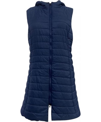 Vests for Women 2024 Trendy Winter Coats/Summer Tank Tops Sleeveless Lightweight Trendy Clothing 6a-navy $8.89 Jackets