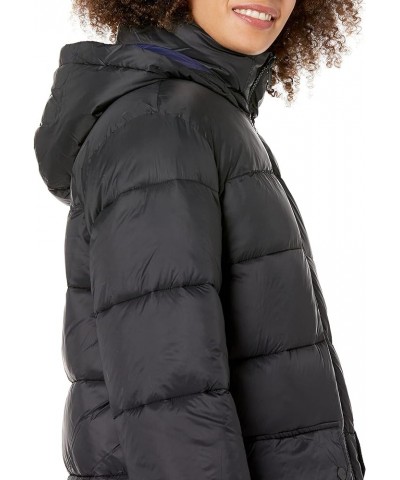 Women's Ozzy Mid-Length Puffer Jacket Black $72.67 Jackets