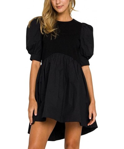 Women's Women Woven Dress Black $45.60 Dresses