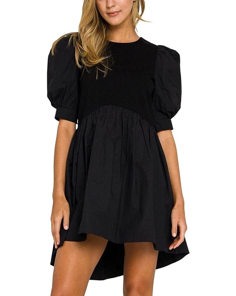 Women's Women Woven Dress Black $45.60 Dresses