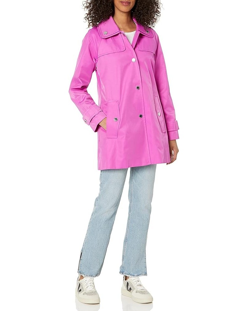 Women's Double Collar Raincoat Orchid $57.04 Coats