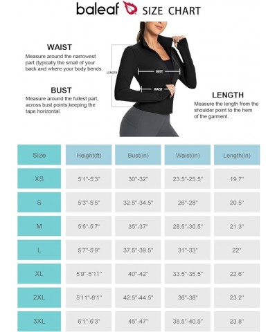 Women's Cropped Workout Jacket Long Sleeve Athletic Running Yoga Lightweight Zip Up Jackets with Thumb Holes Black $16.10 Jac...