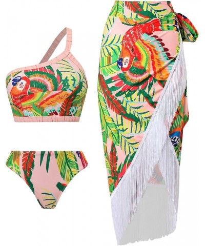 Women Swimsuit High Waist One-Piece Bikini Long Skirt Set Push Up Tummy Control Monokini Sexy Bathing Suit 30 $19.25 Swimsuits