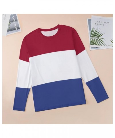 Unisex Fashion Sweatshirt Croatian Flag Print Hoodies Sweatshirts Pullover Long Sleeve Tops L Large Style-1 $19.37 Activewear