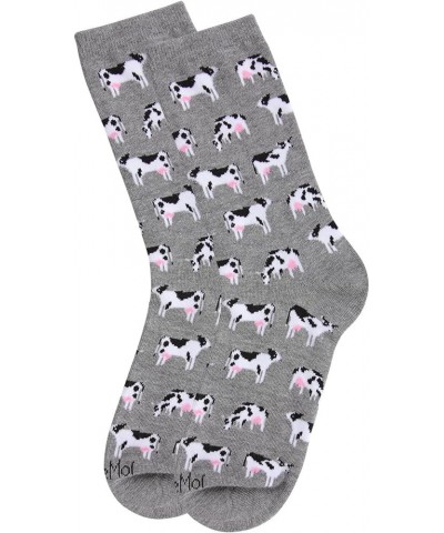 Cool Cows Bamboo Blend Crew Socks Black $7.66 Socks