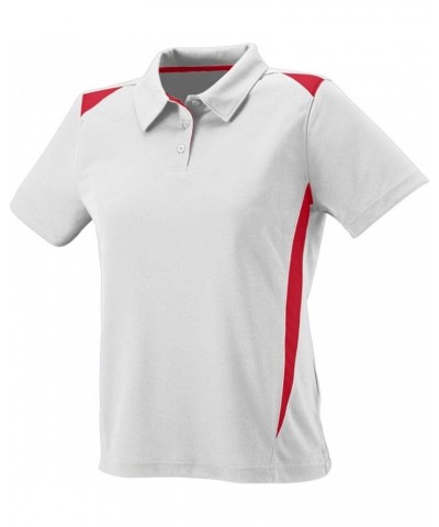 Women's 5013 White/Red $13.09 Shirts