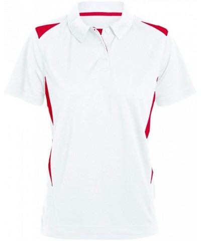 Women's 5013 White/Red $13.09 Shirts