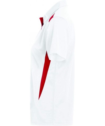 Women's 5013 White/Red $13.09 Shirts