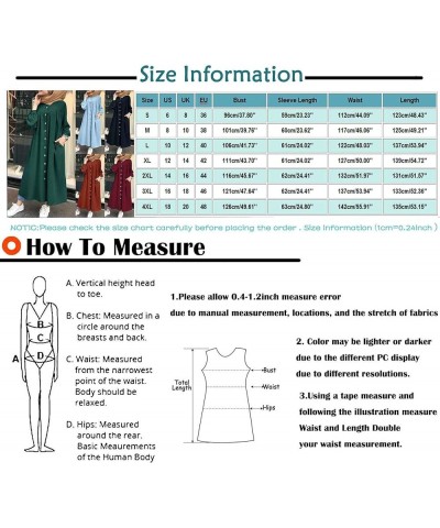 Muslim Dresses for Women Long Retro Hooded Long Sleeve Solid Color Round Neck Maxi Dresses 1-sky Blue $13.72 Dresses