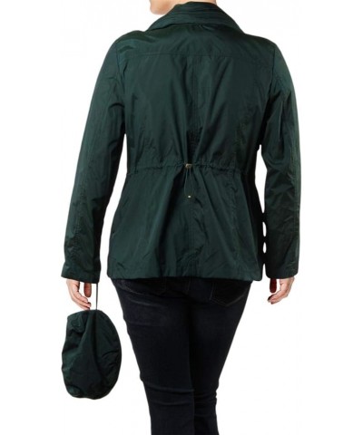 Women's Short Packable Rain Jacket Pine $39.56 Coats