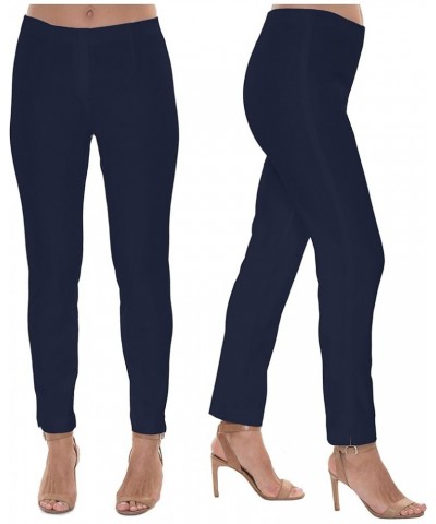 Sammy Essential Full Length Straight Leg Pant Navy $56.25 Pants