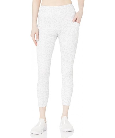 Women's Printed 7/8 Legging Cloud White-blurred Leopard $11.66 Activewear