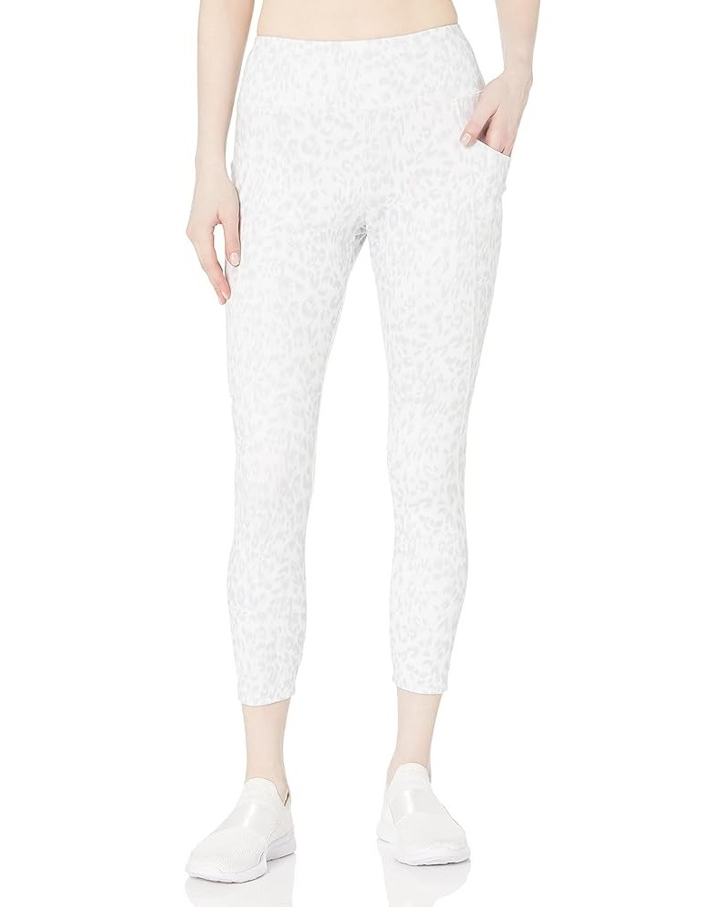 Women's Printed 7/8 Legging Cloud White-blurred Leopard $11.66 Activewear