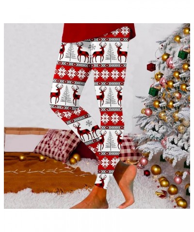 Merry Christmas Leggings for Women Rhinestone Red Wine Glass Print High Waist Yoga Pants Scrunch Butt Lifting Elastic Tights ...