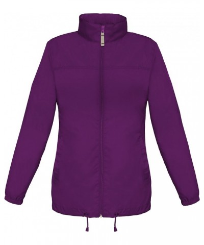 Women's Windbreaker by B and C Collection - 13 Colours Available Red $15.58 Jackets