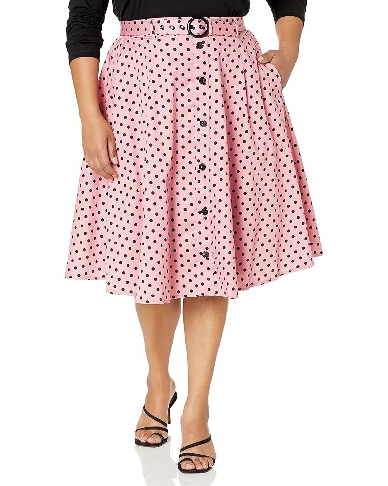 Women's City Chic Plus Size Skirt Annabella Retro Spot $17.24 Skirts