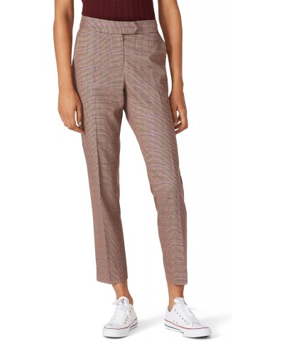 Rent the Runway Pre-Loved Kristen Check Plaid Pant, Brown, 0 $26.45 Pants