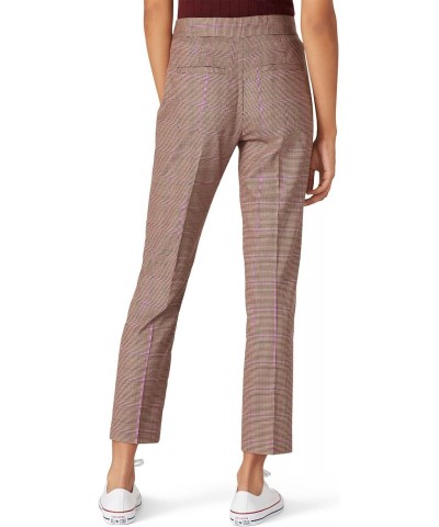 Rent the Runway Pre-Loved Kristen Check Plaid Pant, Brown, 0 $26.45 Pants