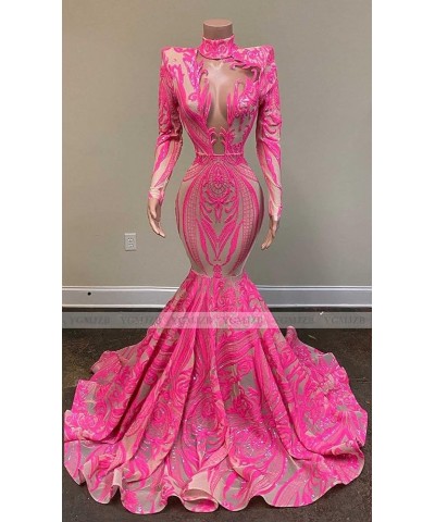 Women's Mermaid Prom Shower Party Evening Dress Celebrity Pageant Gown Pink $75.52 Dresses