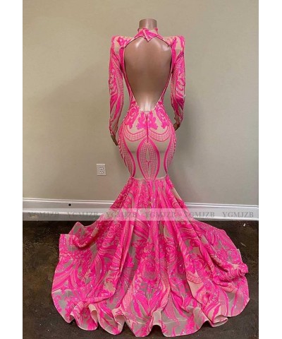 Women's Mermaid Prom Shower Party Evening Dress Celebrity Pageant Gown Pink $75.52 Dresses