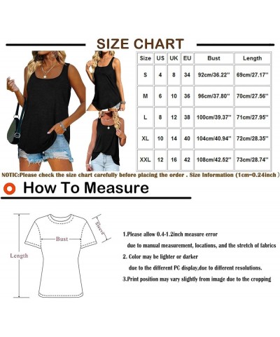 Large Size Tank Tops for Women Solid Color Summer Sleeveless Henley T-Shirts Tops Casual Button Down Tunics Shirts Green 4 $8...