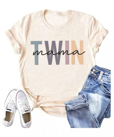 Mom Shirts for Women Tee Shirts Mama Funny Letter Print Tops Shirts Short Sleeve Casual Momma Tee As Shown2 $11.17 T-Shirts