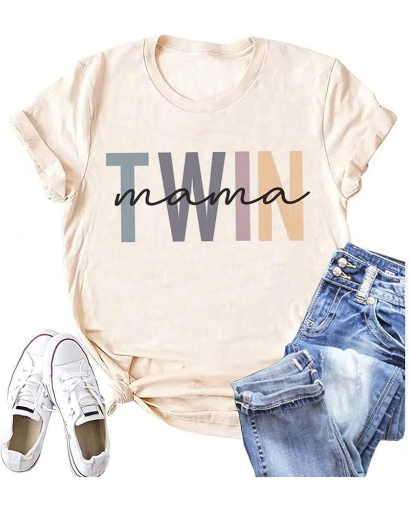 Mom Shirts for Women Tee Shirts Mama Funny Letter Print Tops Shirts Short Sleeve Casual Momma Tee As Shown2 $11.17 T-Shirts