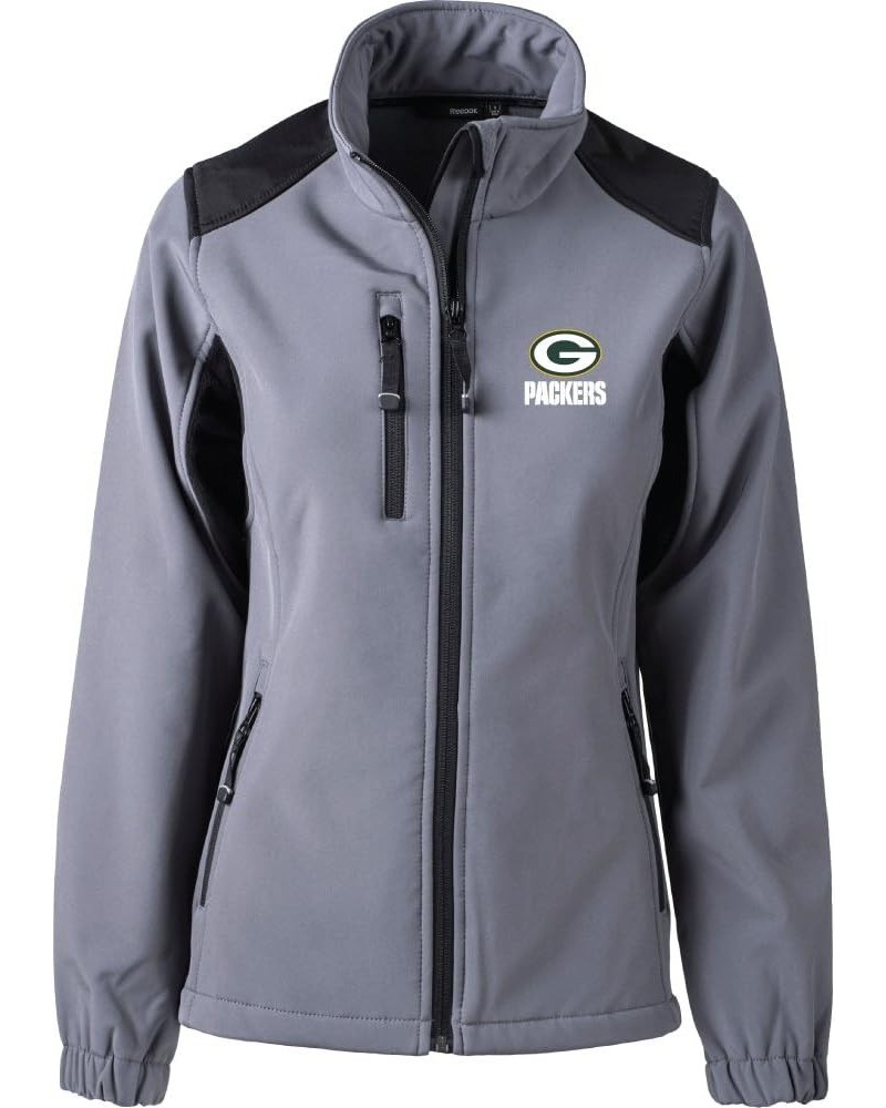 Women's Softshell Jacket Green Bay Packers Graphite $33.89 Jackets