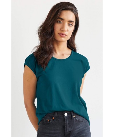 Women's Organic Pima Cotton Cap Sleeve Easy Tee Henna $19.76 T-Shirts