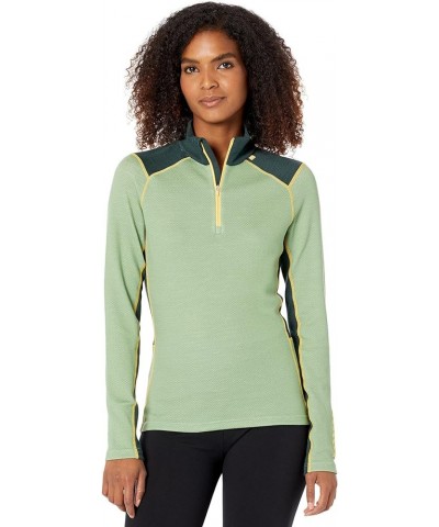 Womens LIFA Merino Midweight 1/2 Zip Base Layer Shirt X-Small 406 Jade 2.0 $31.95 Activewear