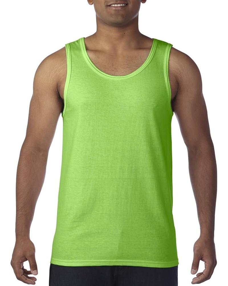 5200 - Heavy Cotton Tank Top Neon Green $8.93 Shirts