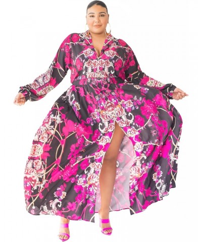 Women's Felicia Maxi Dress, Pink Florence, X-Large $50.41 Dresses