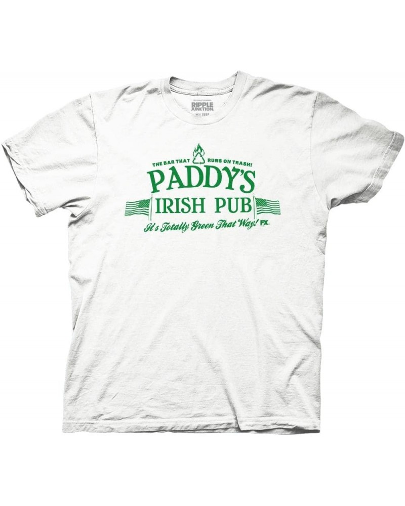 It's Always Sunny in Philadelphia Paddy's Logo TV Show Adult T-Shirt Officially Licensed White $14.84 T-Shirts