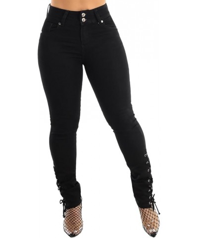 Butt Lifting Jeans for Women - High Waisted Skinny Levanta Cola Stretch Jeans 10383m_a10430blk Black $31.20 Jeans