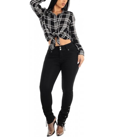 Butt Lifting Jeans for Women - High Waisted Skinny Levanta Cola Stretch Jeans 10383m_a10430blk Black $31.20 Jeans