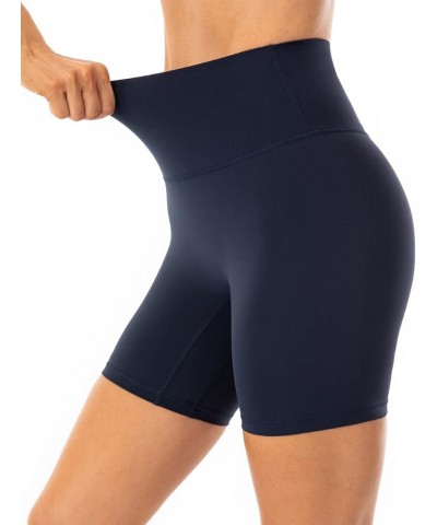 Women's All Day Soft Yoga Shorts 4"/ 6" - Workout Gym Running Active Biker Shorts for Women 6 inches Dark Sea Blue $13.19 Act...