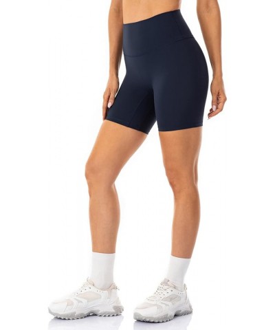 Women's All Day Soft Yoga Shorts 4"/ 6" - Workout Gym Running Active Biker Shorts for Women 6 inches Dark Sea Blue $13.19 Act...